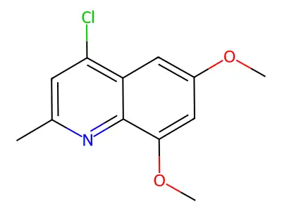4-Chloro-6,8-dimethoxy-2-methylquinoline structure