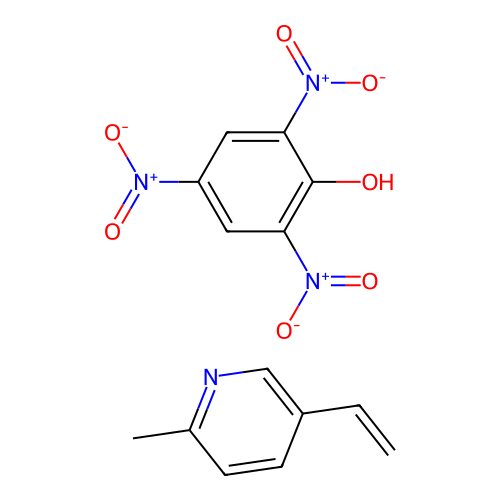 Poly-2-methyl-5-vinylpyridine picrate structure