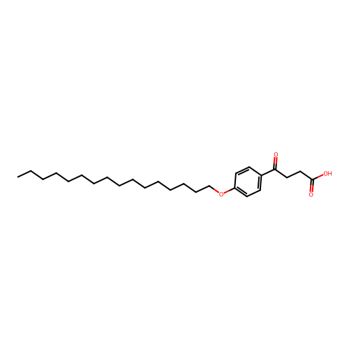 4-(4-Hexadecoxyphenyl)-4-oxobutanoic acid structure