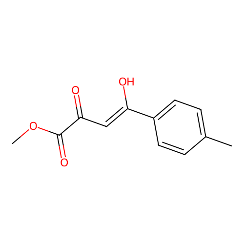 Methyl 2-hydroxy-4-(4-methylphenyl)-4-oxo-2-butenoate structure
