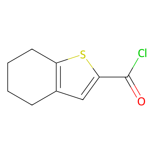 4,5,6,7-Tetrahydro-benzo[b]thiophene-2-carbonyl chloride structure