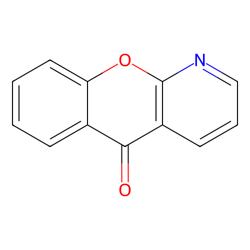5H-chromeno(2,3-b)pyridin-5-one structure