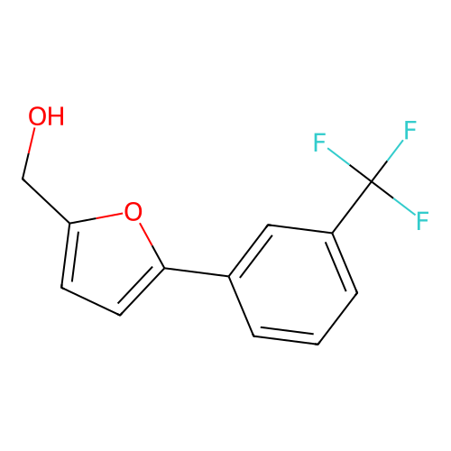 {5-[3-(Trifluoromethyl)phenyl]furan-2-yl}methanol structure