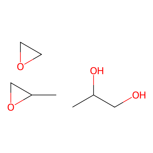 2-Methyloxirane;oxirane;propane-1,2-diol structure