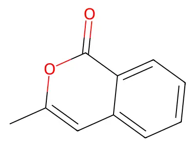 3-methyl-1H-isochromen-1-one structure