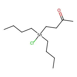 4-(Dibutylchlorostannyl)butan-2-one structure