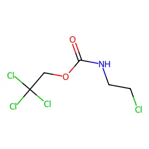 (2-氯乙基)氨基甲酸-2,2,2-三氯乙酯 structure