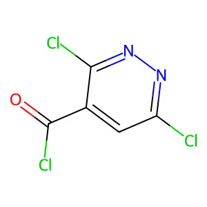 3,6-Dichloropyridazine-4-carbonyl chloride structure