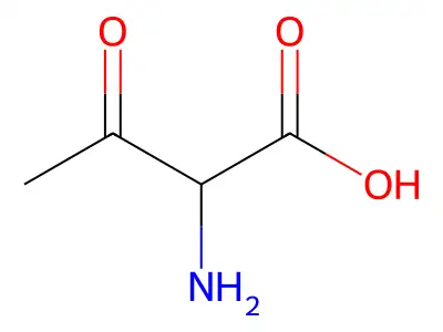 2-氨基-3-氧丁酸 structure