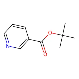 3-Pyridinecarboxylic acid, 1,1-dimethylethyl ester structure