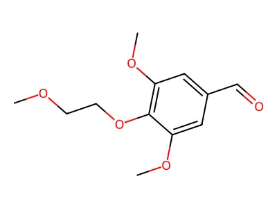 3,5-Dimethoxy-4-(2-methoxyethoxy)benzaldehyde structure