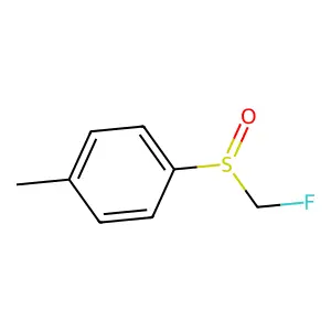 1-(Fluoromethylsulfinyl)-4-methylbenzene structure