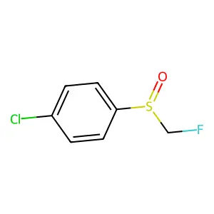 1-Chloro-4-(fluoromethanesulfinyl)benzene structure