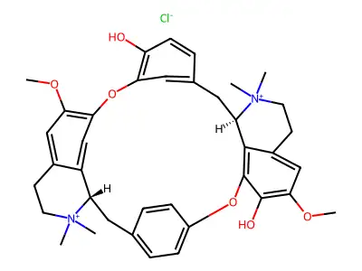 Tubocurare structure