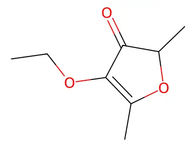 2,5-Dimethyl-4-ethoxy-3(2H)-furanone structure
