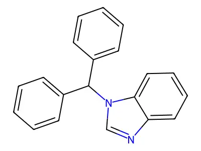 1-Benzhydryl-1H-benzo[d]imidazole structure