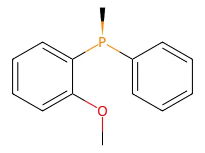 2-Methoxyphenyl(methyl)phenylphosphine structure