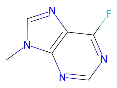 9H-Purine, 6-fluoro-9-methyl- structure