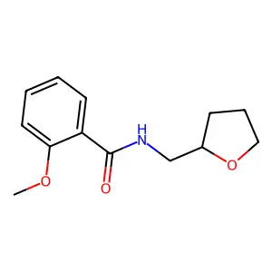 Benzamide, N-tetrahydrofurfuryl-2-methoxy- structure