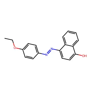 1-Naphthalenol, 4-[(4-ethoxyphenyl)azo]- structure