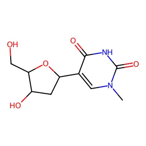 5-Methyl-2'-deoxypseudouridine structure
