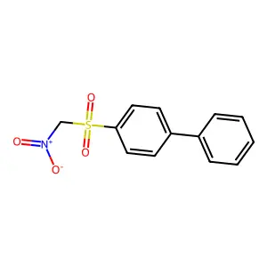 1-(Nitromethylsulfonyl)-4-phenylbenzene structure