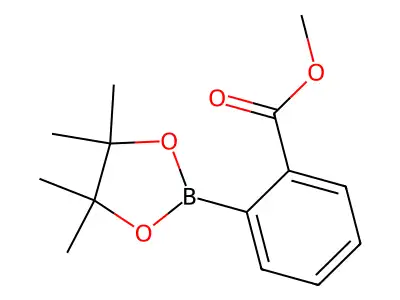 Methyl 2-(4,4,5,5-tetramethyl-1,3,2-dioxaborolan-2-yl)benzoate structure