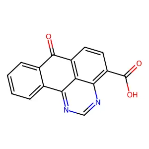 7-oxo-7H-benzo[e]perimidine-4-carboxylic acid structure