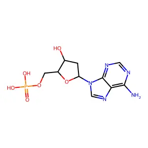 脫氧腺苷單磷酸 structure