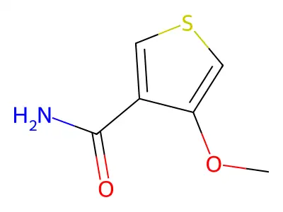 4-Methoxythiophene-3-carboxamide structure