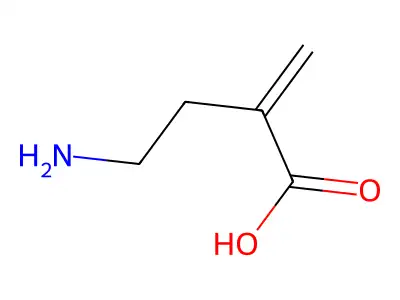 4-Amino-2-methylenebutanoic acid structure