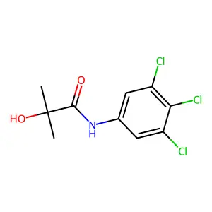 2-Chloro-3-(4-hydroxyanilino)-1,4-naphthoquinone structure