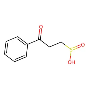 3-Oxo-3-phenylpropane-1-sulfinic acid structure