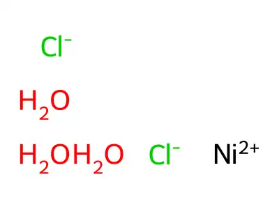 Nickel(2+) chloride--water (1/2/3) structure