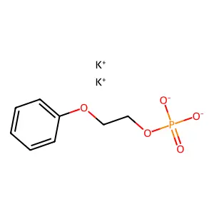 二钾2-苯氧基乙基磷酸酯 structure