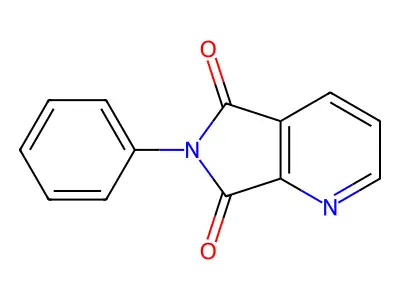 6-phenyl-5H-pyrrolo[3,4-b]pyridine-5,7(6H)-dione structure