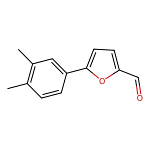 5-(3,4-Dimethylphenyl)furan-2-carbaldehyde structure