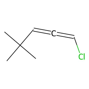 1-Chloro-4,4-dimethyl-2,3-pentadiene structure