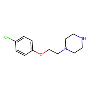 1-(2-(4-Chlorophenoxy)ethyl)piperazine structure