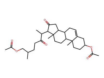 Kryptogenin-3,26-diacetate structure