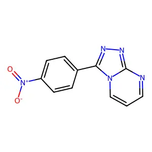 3-(4-Nitrophenyl)[1,2,4]triazolo[4,3-a]pyrimidine structure
