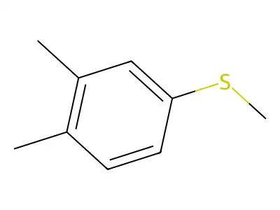 3,4-Dimethylthioanisole structure