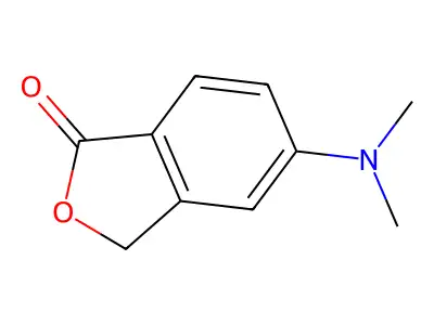 5-Dimethylaminophthalide structure