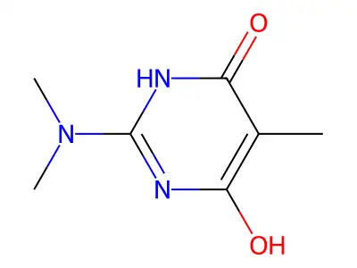 2-(Dimethylamino)-5-methylpyrimidine-4,6-diol structure
