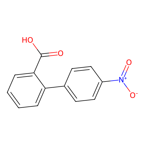 2-(4-Nitrophenyl)benzoic acid structure
