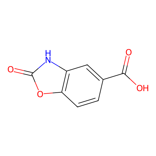 2-Oxo-2,3-dihydro-1,3-benzoxazole-5-carboxylic acid structure