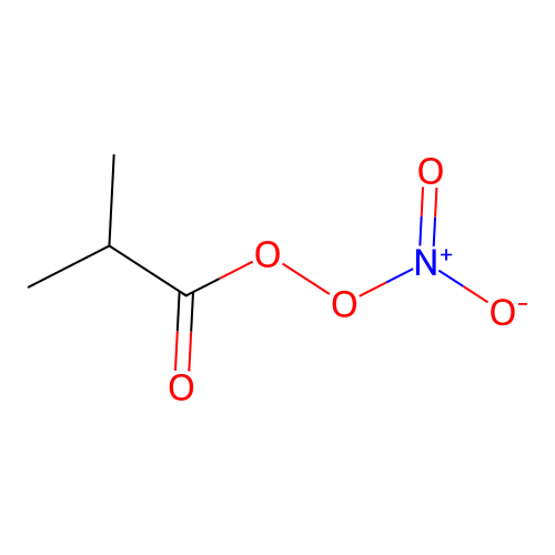 Peroxide, 2-methyl-1-oxopropyl nitro structure