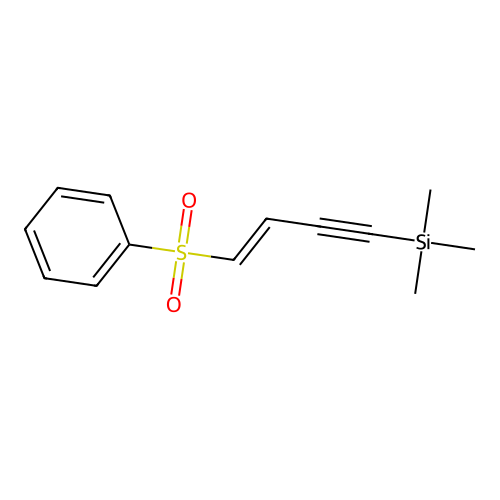 trimethyl[(3E)-4-(phenylsulfonyl)but-3-en-1-yn-1-yl]silane structure