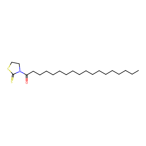 2-Thiazolidinethione, 3-(1-oxooctadecyl)- structure
