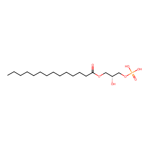 PA(14:0/0:0) structure